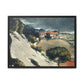 Cézanne, Paul - L’Estaque, Melting Snow (1870) - Matte Canvas, Framed