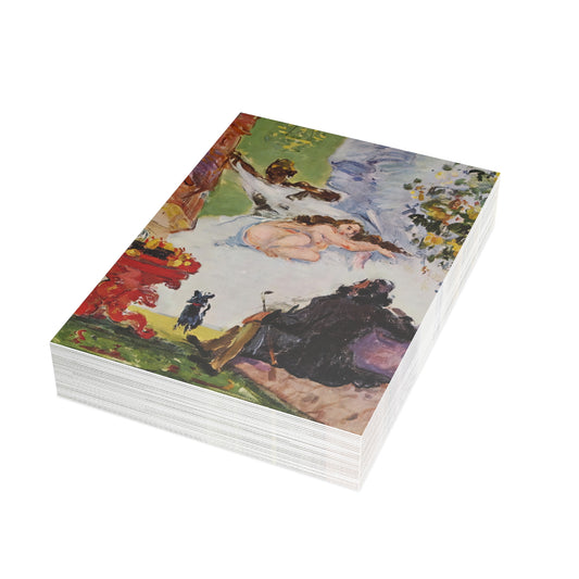 Cézanne, Paul - A Modern Olympia (1874) - Postcard Bundles with Envelopes Included