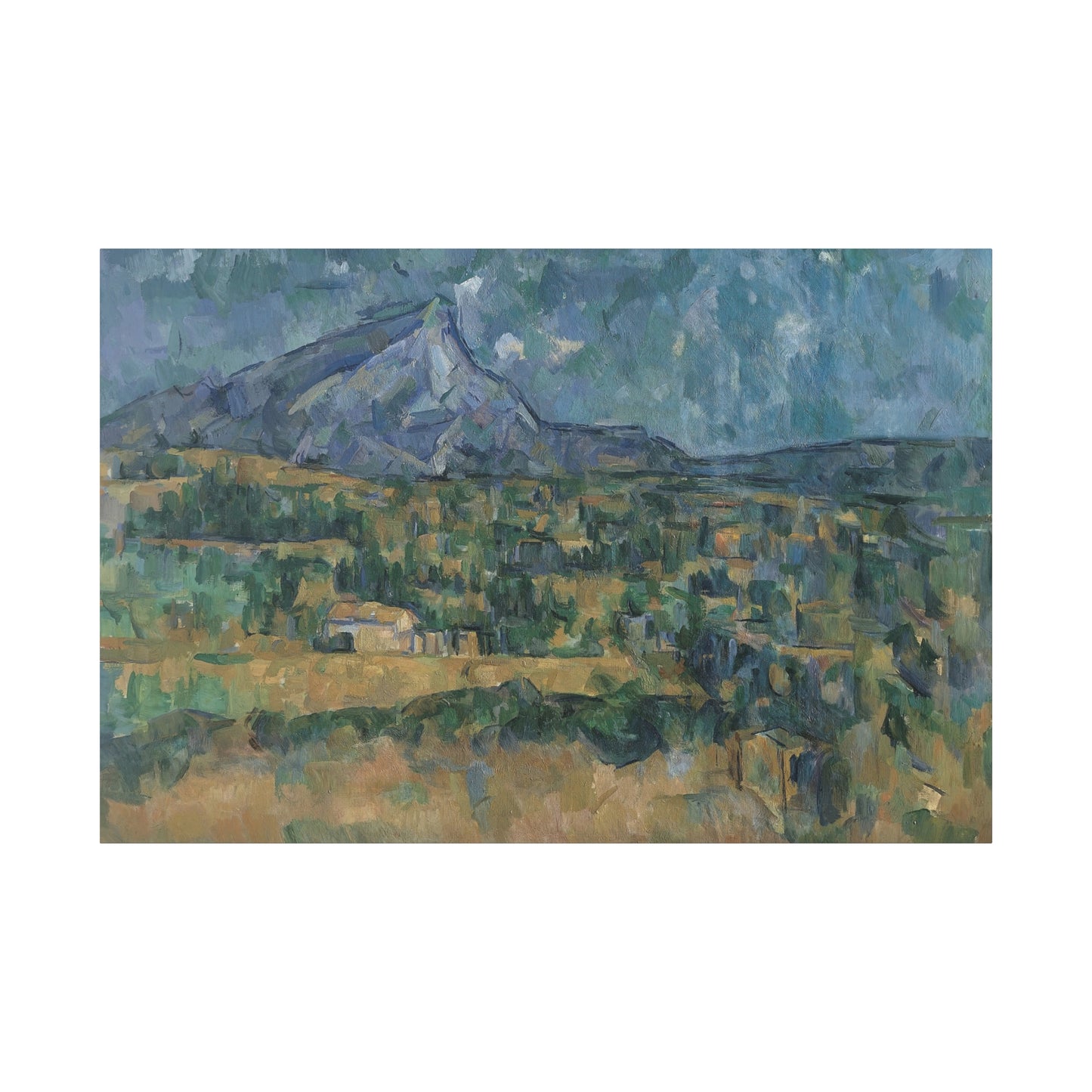 Cézanne, Paul - Mont Sainte-Victoire (1902) - Canvas Block, unframed