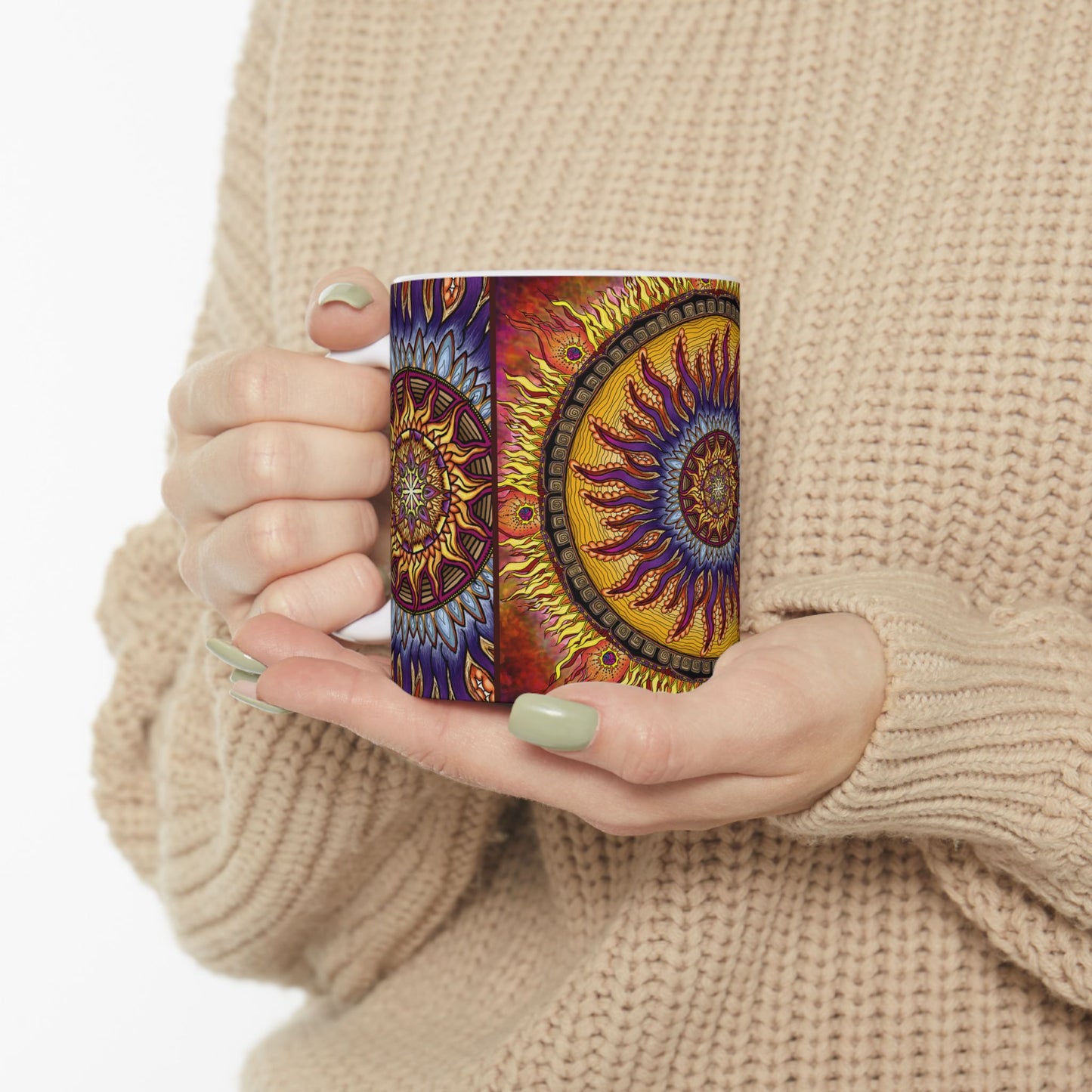 Pacio, Adam - Solar Disc Mandala - Ceramic Mug