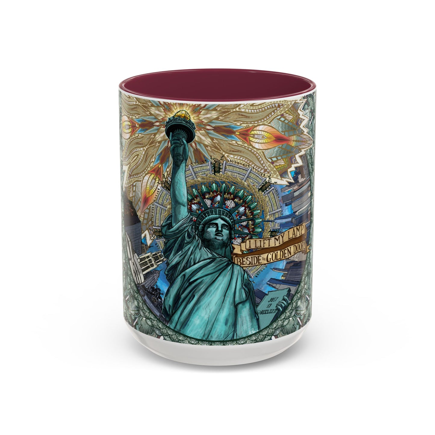 Pacio, Adam - Liberty Mandala - Colorful Accent Mugs