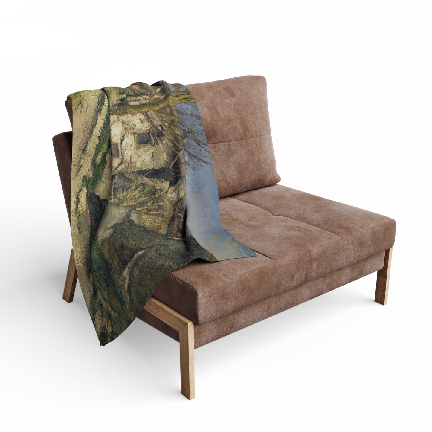 Cézanne, Paul - The House of the Hanged Man, Auvers-sur-Oise (1874) - Arctic Fleece Blanket