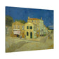 Van Gogh, Vincent - The Yellow House (1888)- Canvas Block, unframed