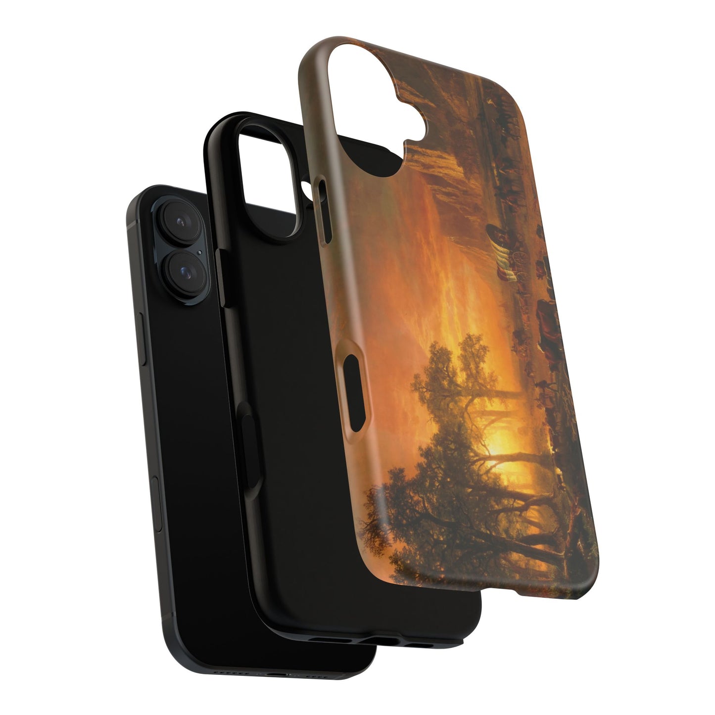 Bierstadt, Albert - Emigrants Crossing the Plains (1867) - Tough Phone Cases