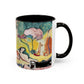 Matisse, Henri - The Joy of Life (1905) - Colorful Accent Mugs