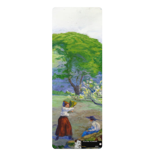 Ranson, Paul - Picking Flowers (1890) - Rubber Yoga Mat