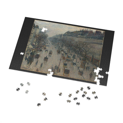 Pissarro's "Boulevard Montmartre, Winter Morning" - 1000pc Jigsaw Puzzle