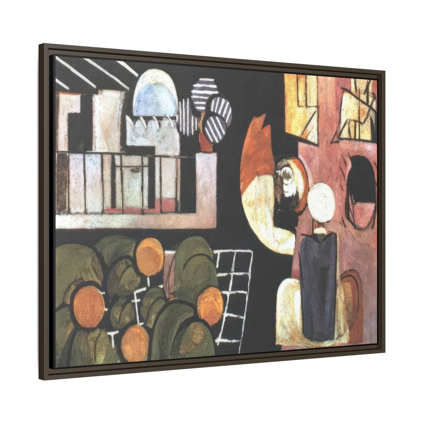 Matisse, Henri - The Moroccans (1916) - Matte Canvas, Framed
