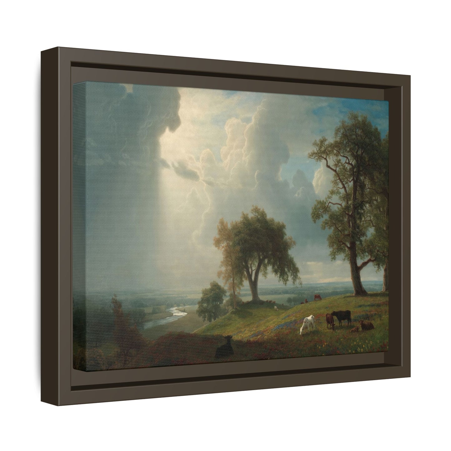 Bierstadt, Albert - California Spring (1875) - Matte Canvas, Framed