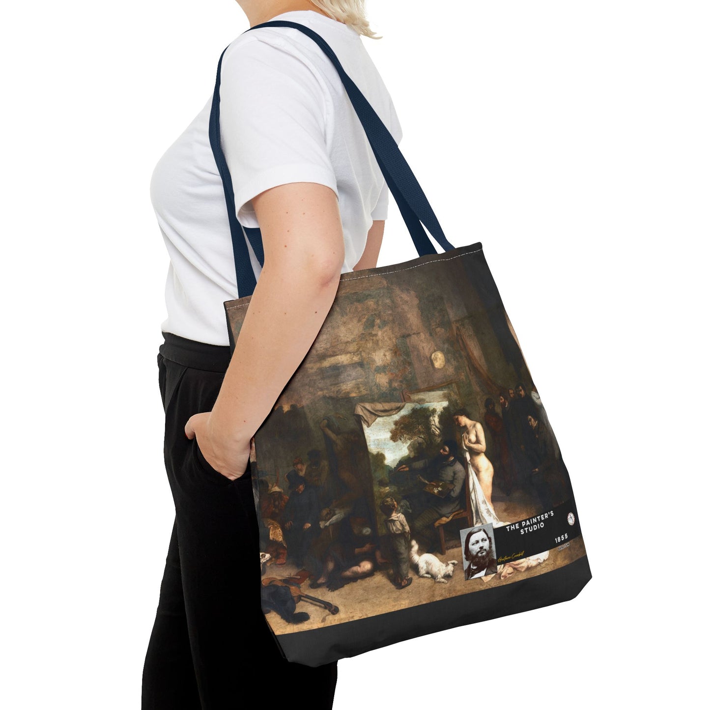 Courbet, Gustave - The Painter’s Studio (1855) - Tote Bag