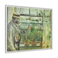 Morisot, Berthe - Eugene Manet on the Isle of Wight (1875) - Matte Canvas, Framed