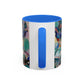 Matisse, Henri - Woman with a Hat (1905) - Colorful Accent Mugs