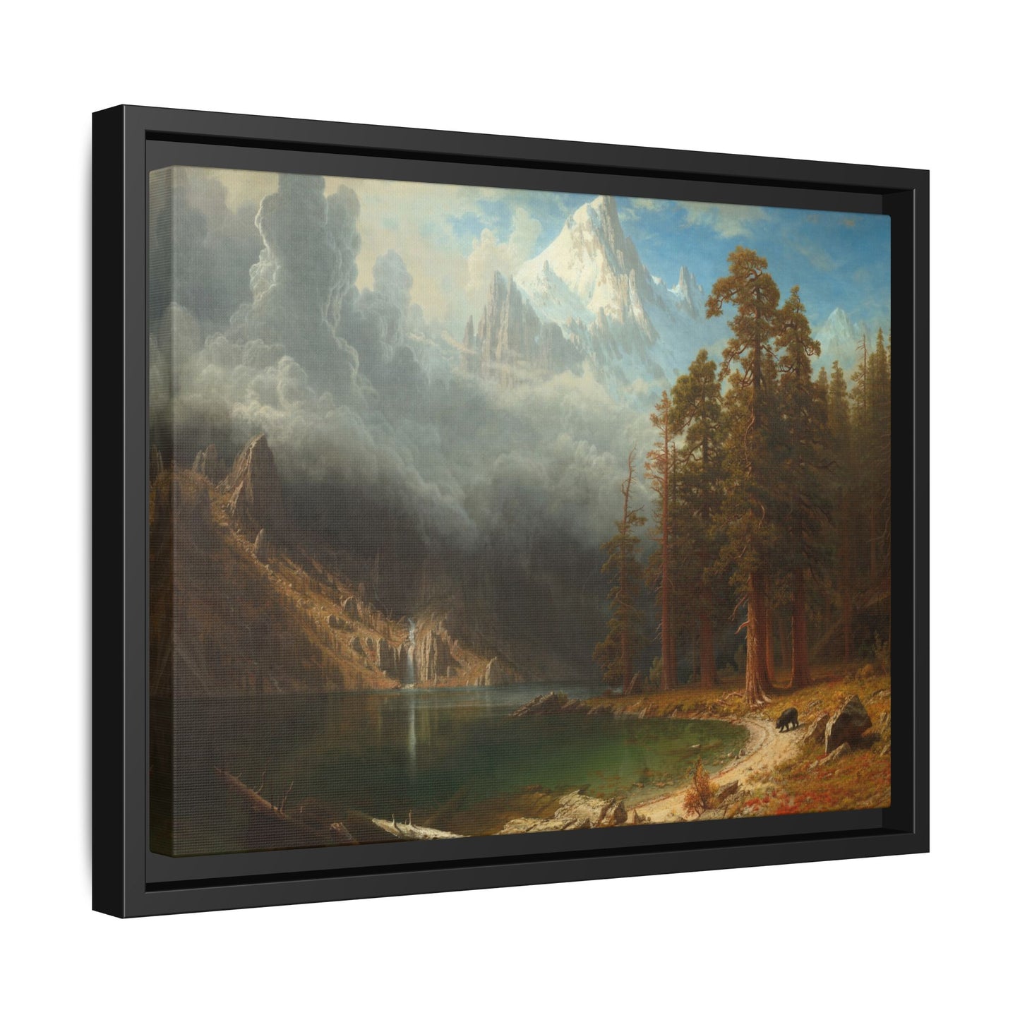 Bierstadt, Albert - Mount Corcoran (1877) - Matte Canvas, Framed
