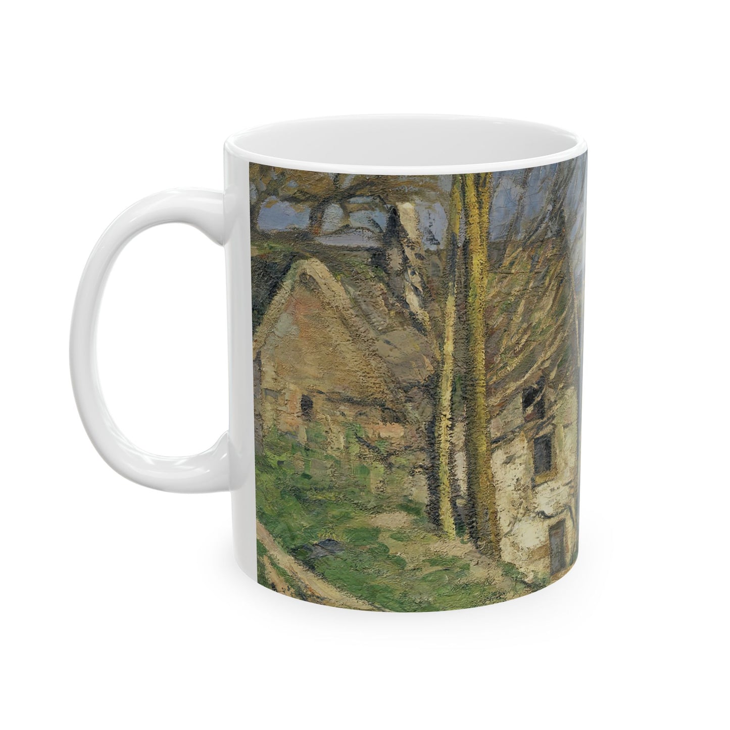 Cézanne, Paul - The House of the Hanged Man, Auvers-sur-Oise (1874) - Ceramic Mug