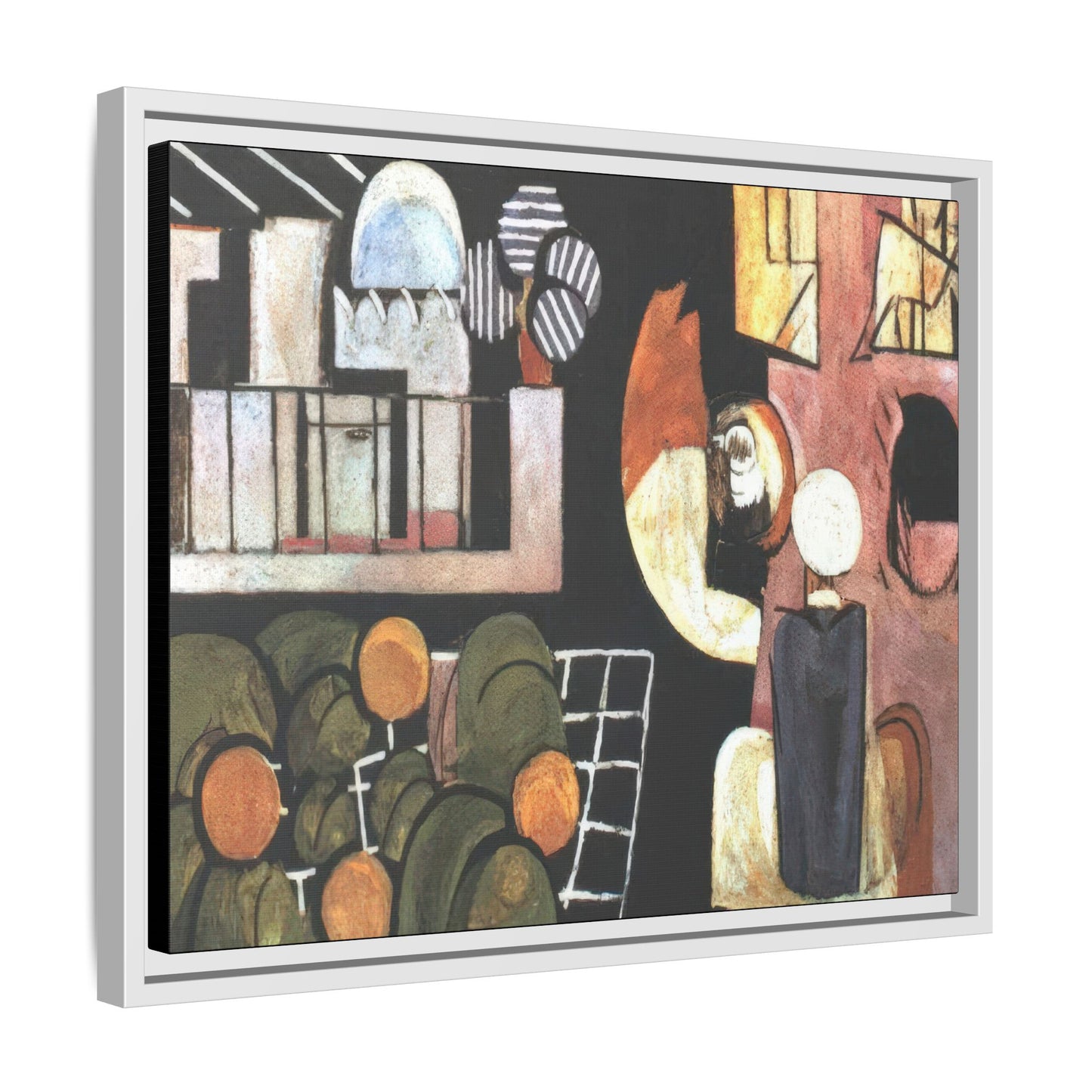 Matisse, Henri - The Moroccans (1916) - Matte Canvas, Framed