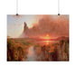 Church, Frederic Edwin - Cotopaxi -Eruption (1862) - Satin Posters
