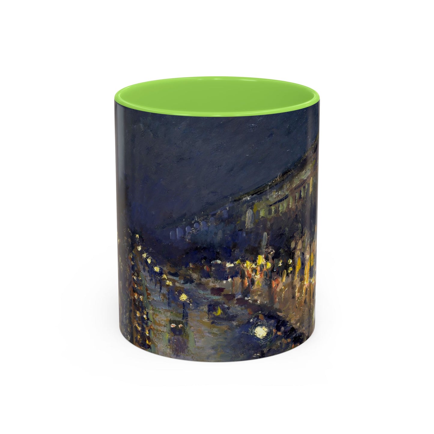 Pissarro, Camille - The Boulevard Montmartre At Night (1897) - Colorful Accent Mugs