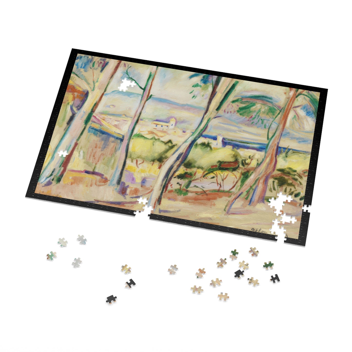 Friesz, Othon - Landscape at La Ciotat (1907) - 1000pc Jigsaw Puzzle