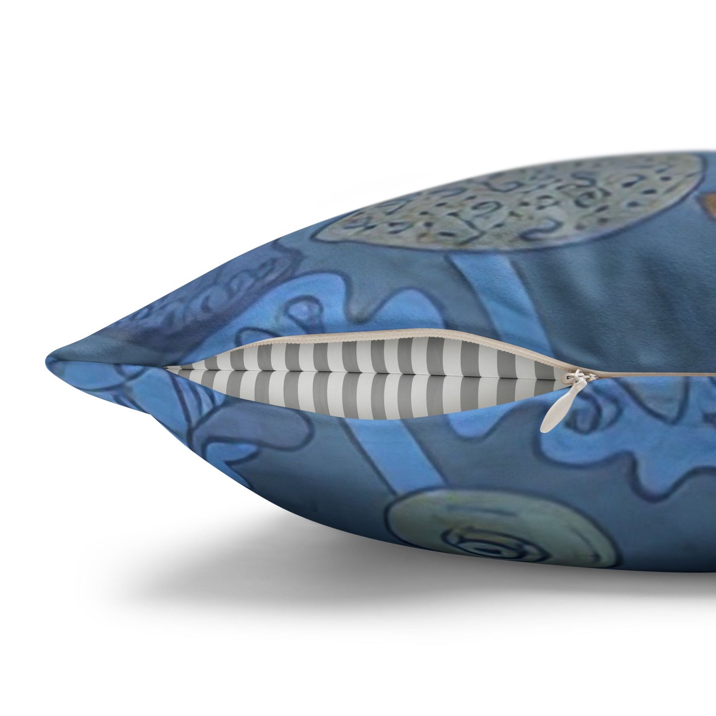 Ranson, Paul - The Blue Bather (1891) - Suede Square Pillowcase