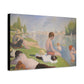 Seurat, Georges - Bathers at Asnières (1884) - Canvas Block, unframed
