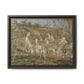 Pissarro, Camille - Red Roofs, Corner of a Village in Winter (1877) - Matte Canvas, Framed