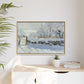 Monet, Claude - The Magpie (1868) - Matte Canvas, Framed