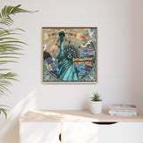 Liberty Mandala - Framed Canvas