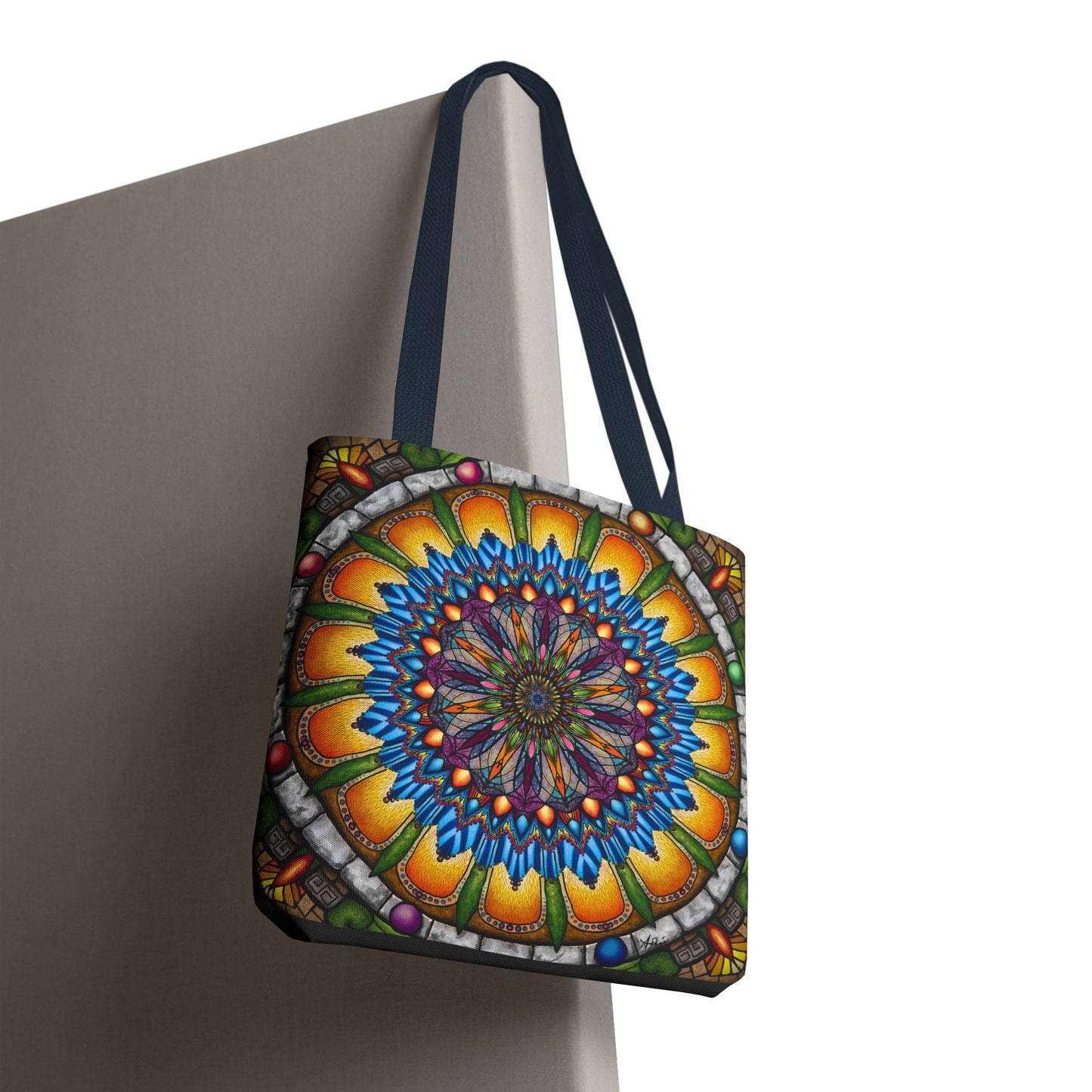 Pacio, Adam - Emerald Arrows Mandala - Tote Bag