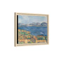 Cézanne, Paul - The Bay of Marseille, Seen from L'Estaque (1885) - Matte Canvas, Framed