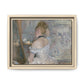 Morisot, Berthe - Woman at Her Toilette (1880) - Matte Canvas, Framed