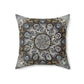 Pacio, Adam - Memento Mori Mandala - Suede Square Pillow