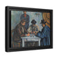 Cézanne, Paul - The Card Players (1892) - Matte Canvas, Framed