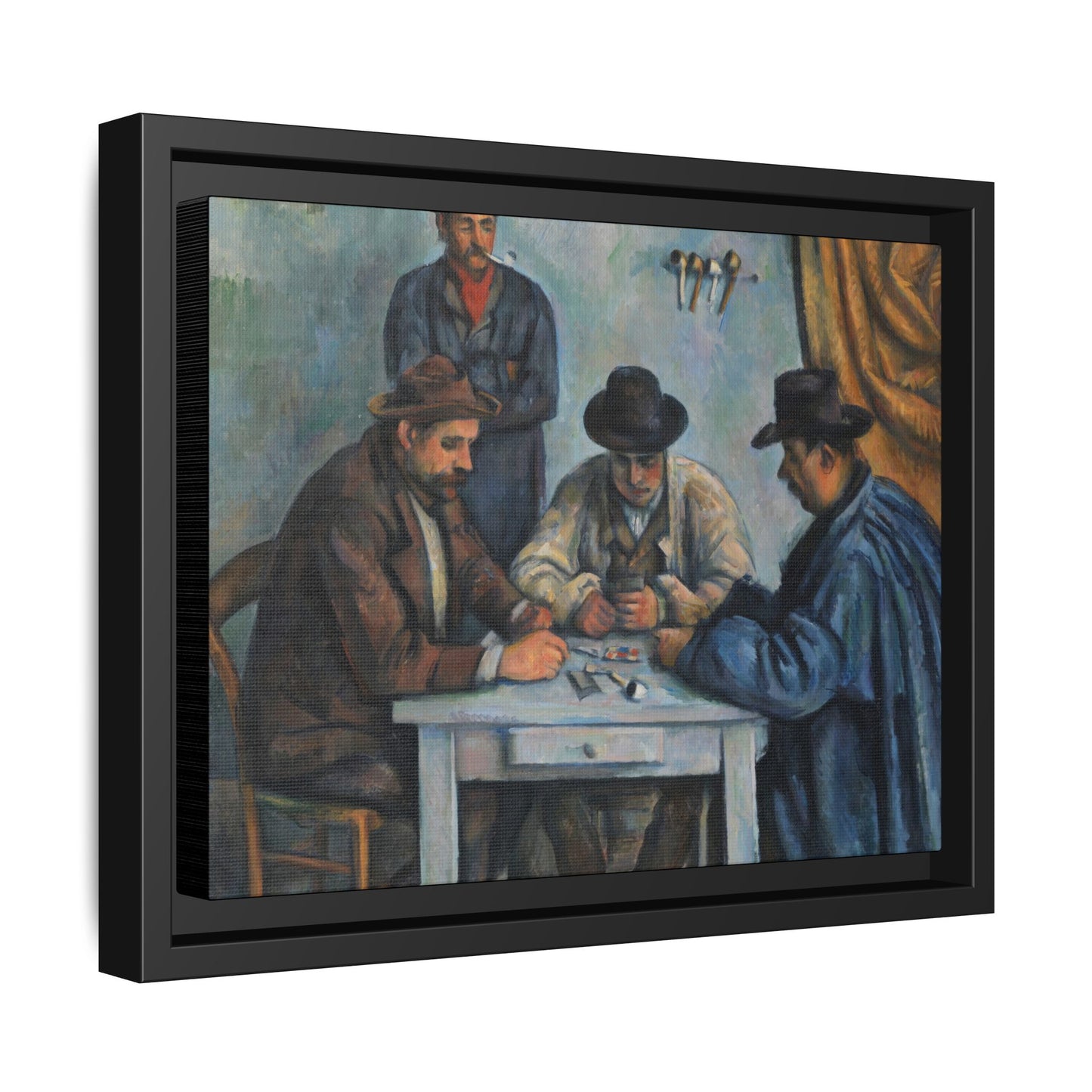 Cézanne, Paul - The Card Players (1892) - Matte Canvas, Framed