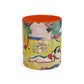 Matisse, Henri - The Joy of Life (1905) - Colorful Accent Mugs