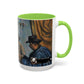 Cézanne, Paul - The Card Players (1892) - Colorful Accent Mugs