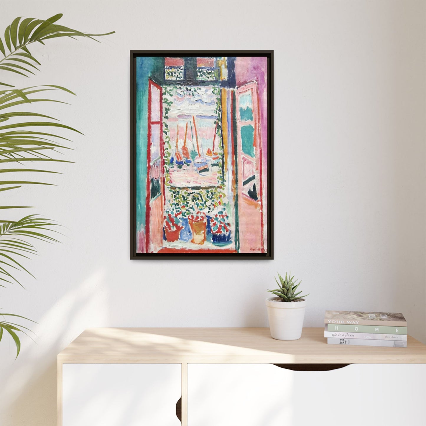 Matisse, Henri - Open Window, Collioure (1905) - Matte Canvas, Framed
