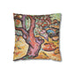 Braque, Georges - Olive Tree near L'Estaque (1906) - Suede Square Pillowcase