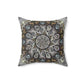 Pacio, Adam - Memento Mori Mandala - Suede Square Pillow