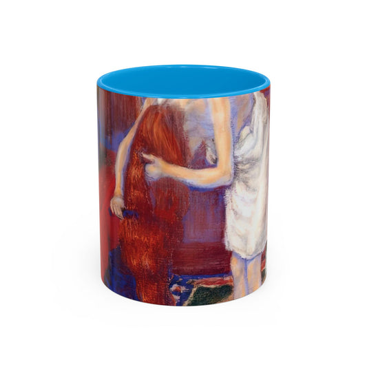 Ranson, Paul - The Golden Head of Hair (1909) - Colorful Accent Mugs