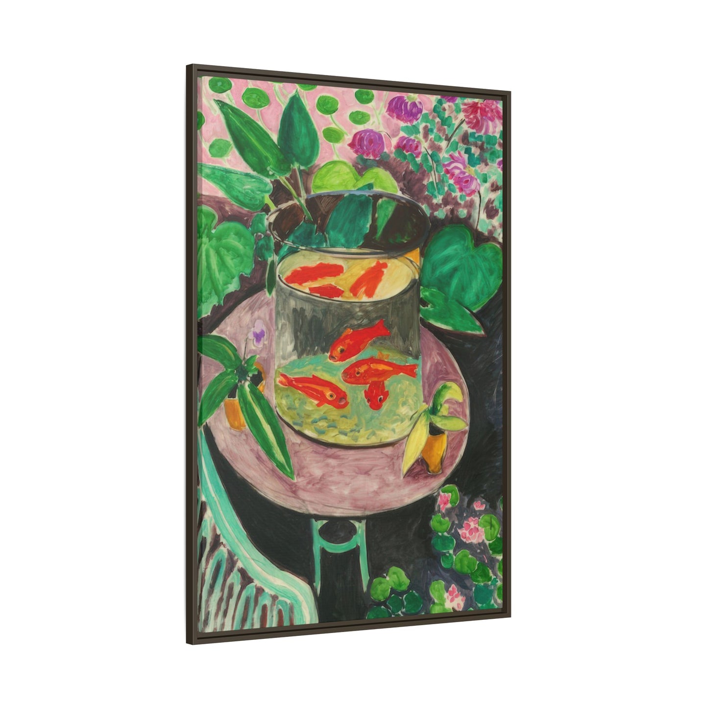 Matisse, Henri - The Goldfish (1912) - Matte Canvas, Framed