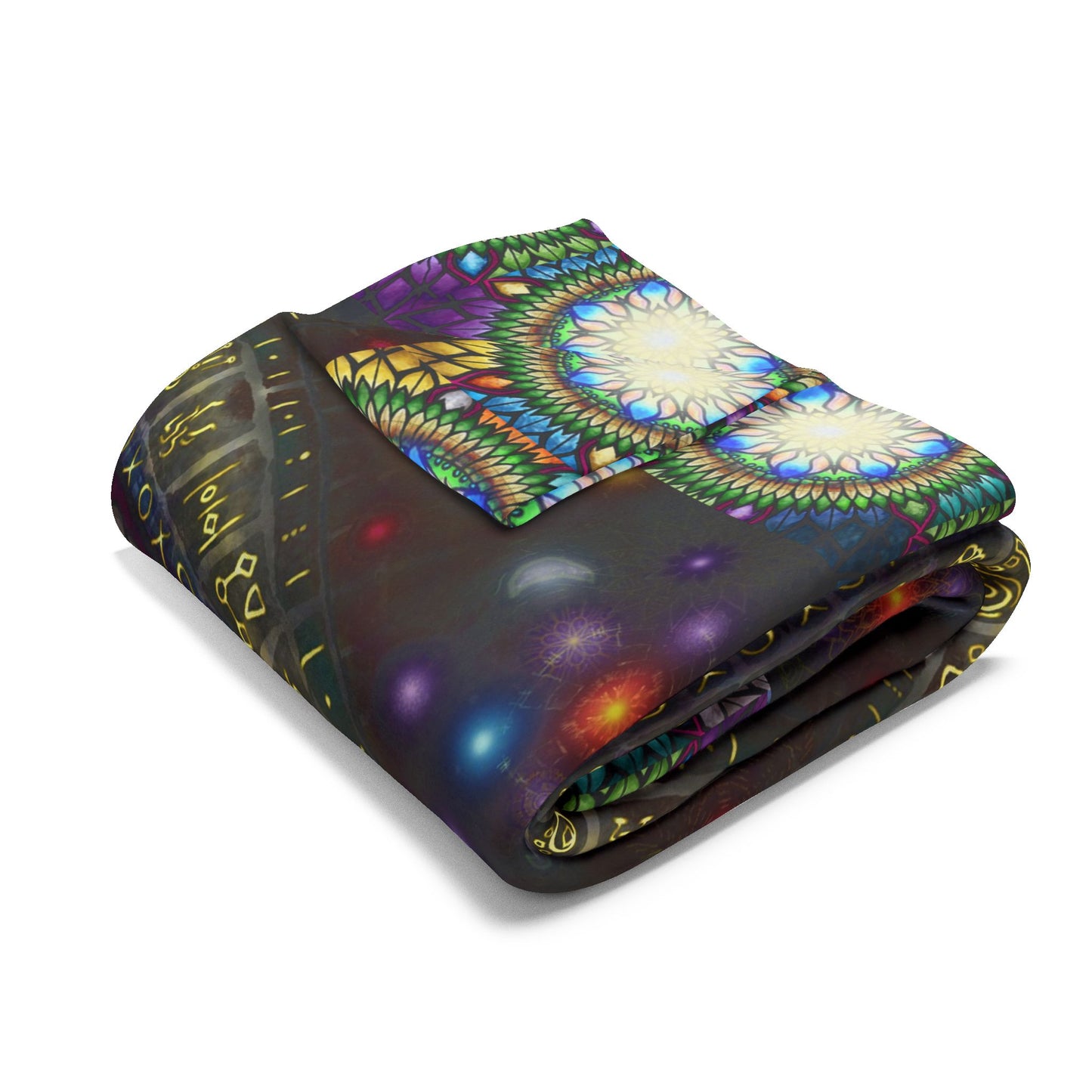 Pacio, Adam - Mystic Jewel Mandala - Arctic Fleece Blanket