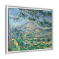 Cézanne, Paul - Mont Sainte-Victoire with Large Pine (1887) - Matte Canvas, Framed