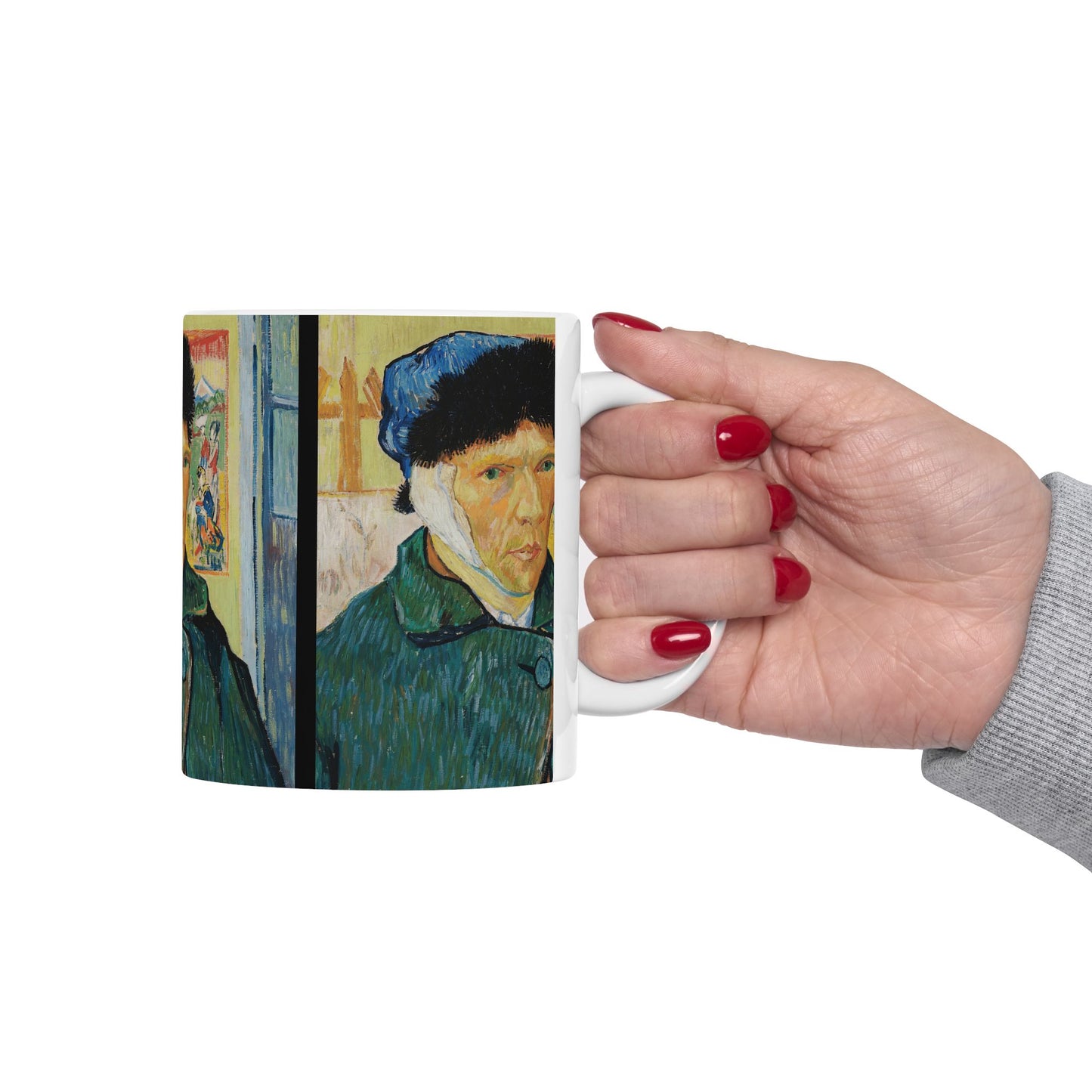Van Gogh, Vincent - Self Portrait with Bandaged Ear (1889) - Ceramic Mug