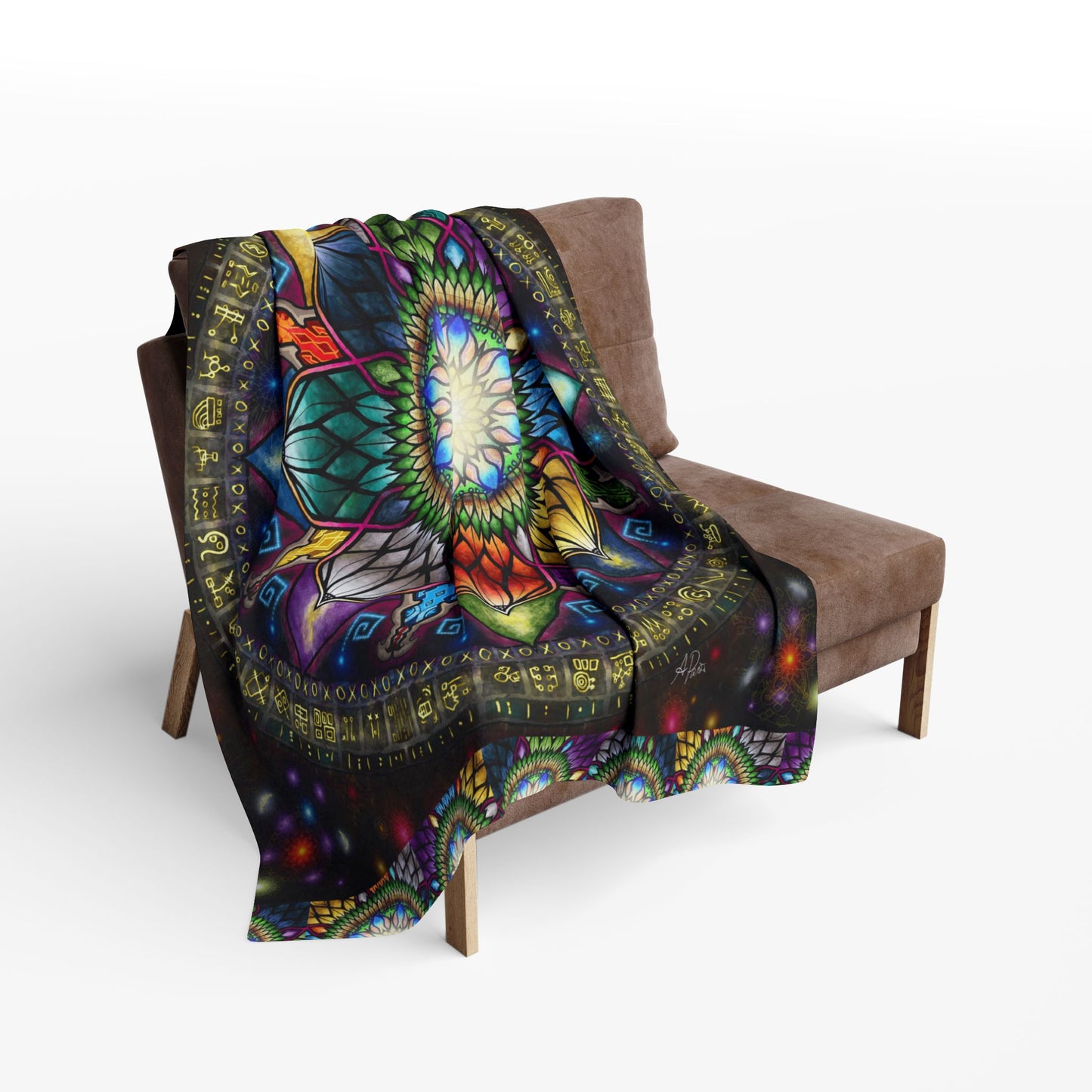 Pacio, Adam - Mystic Jewel Mandala - Arctic Fleece Blanket