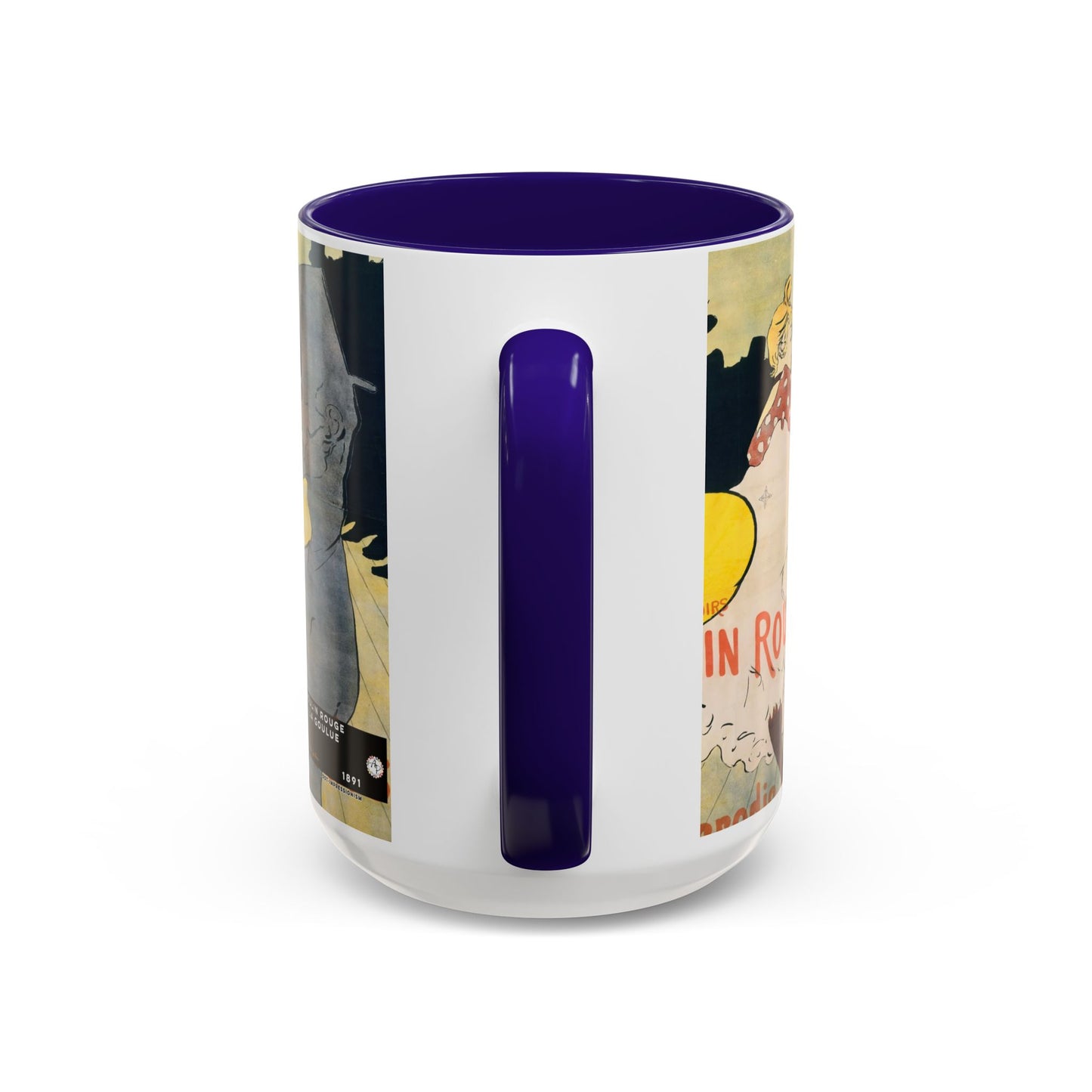 Toulouse-Lautrec, Henri - Moulin Rouge - La Goulue (1891) - Colorful Accent Mugs