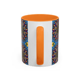 Emerald Arrows Mandala - Colorful Accent Mugs