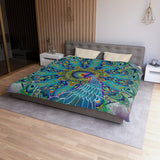 Melek Taus Mandala - Microfiber Duvet Cover