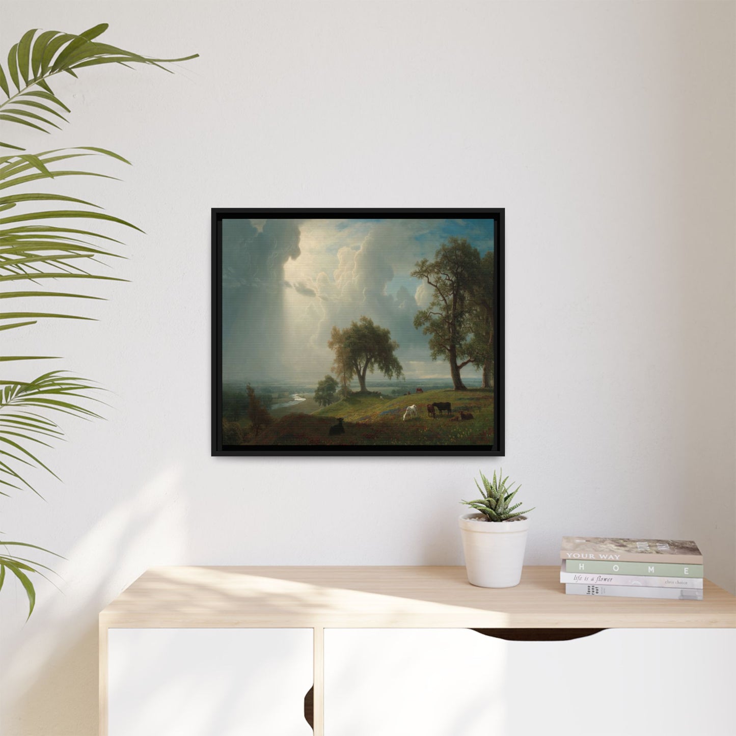 Bierstadt, Albert - California Spring (1875) - Matte Canvas, Framed