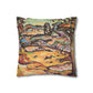 Braque, Georges - Olive Tree near L'Estaque (1906) - Suede Square Pillowcase