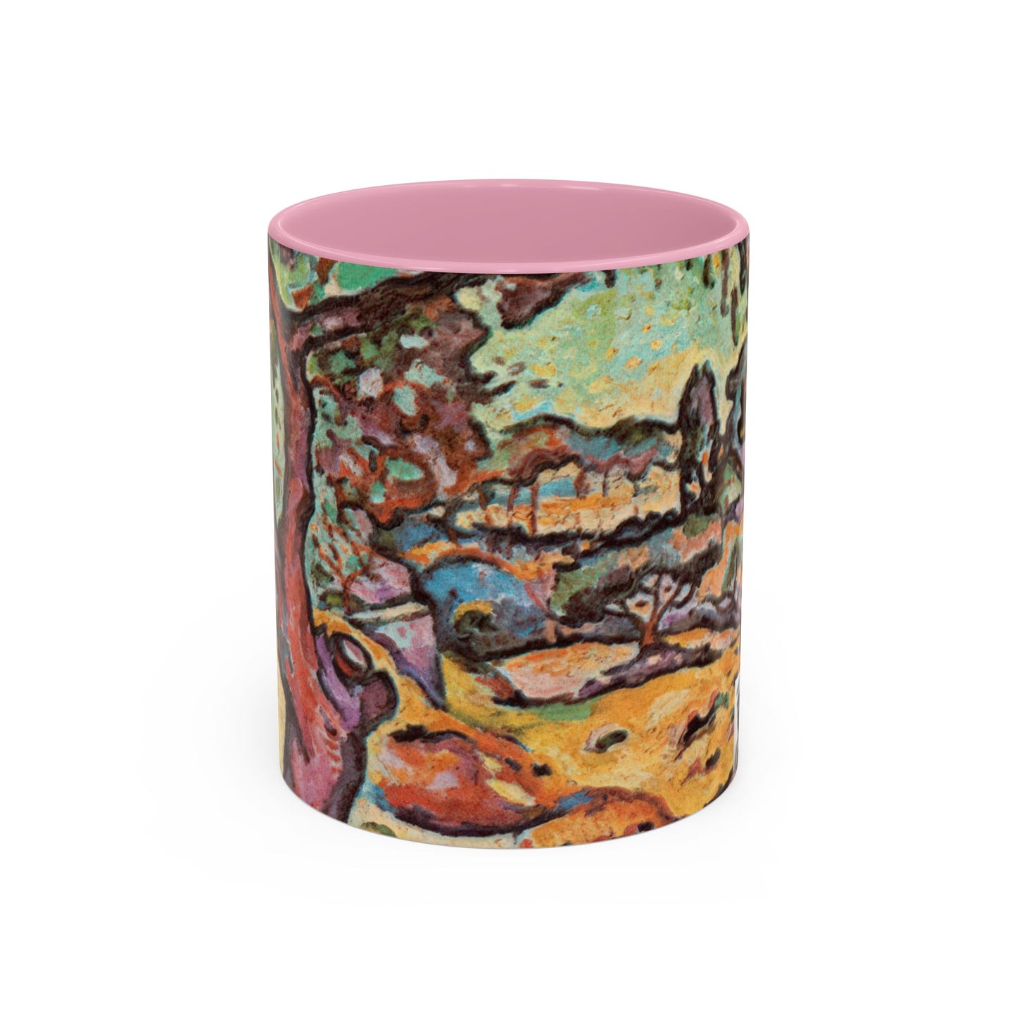 Braque, Georges - Olive Tree near L'Estaque (1906) - Colorful Accent Mugs
